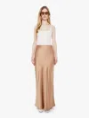 Sablyn Grace Scallop Trim Maxi Skirt In Brown