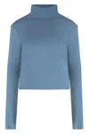 Sablyn Hailey Turtleneck Sweater In Blue