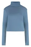 Sablyn Hailey Turtleneck Sweater In Blue