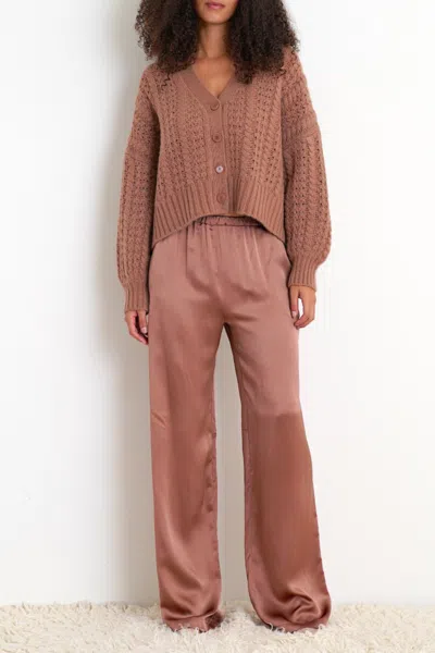 Sablyn Hazel Slouchy Cardigan In Sand In Brown