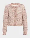 Sablyn Helena B Cropped Double Pocket Cardigan Multi In Multi