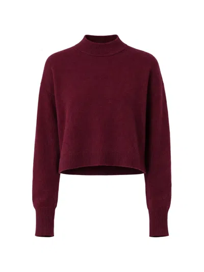 Sablyn High-neck Sweater In Red