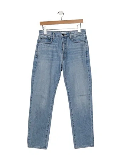 Pre-owned Sablyn High-rise Straight Leg Jeans In Blue