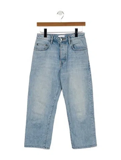 Pre-owned Sablyn High-rise Wide Leg Jeans In Blue