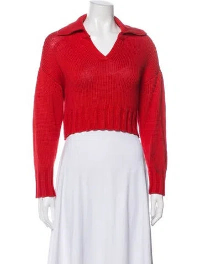 Pre-owned Sablyn Jacket In Red