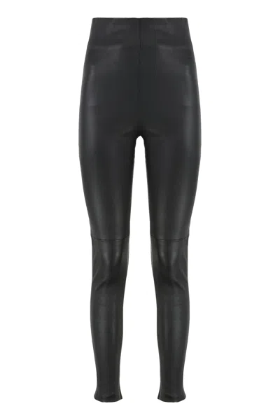 Sablyn Jessica Leather Pants In Black