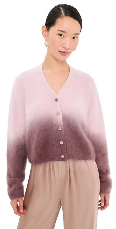 Sablyn Jolie V Neck Cropped Cashmere Cardigan Soft Pink 2 Multi
