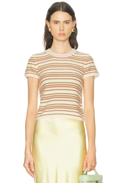 Sablyn Jude Short Sleeve Tee In Yellow