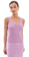 Sablyn Juna Scoop Neck Tank Orchid In Orchid