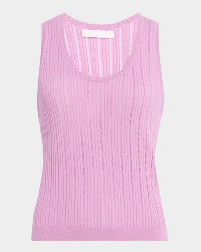 Sablyn Juna Scoop-neck Tank Top In Orchid