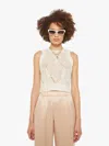Sablyn Kara Shrunken Cable Knit Tank Top Gardenia