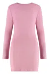 Sablyn Tory Burch Kelly Ribbed Dress In Pink