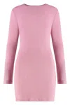 Sablyn Tory Burch Kelly Ribbed Dress In Pink