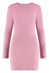 Sablyn Tory Burch Kelly Ribbed Dress In Pink