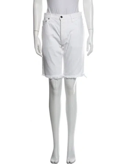 Pre-owned Sablyn Knee-length Shorts In White