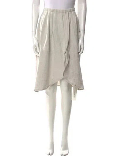 Pre-owned Sablyn Knee-length Skirt In Neutral