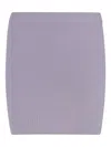 Sablyn Knitted Mini Skirt In Purple