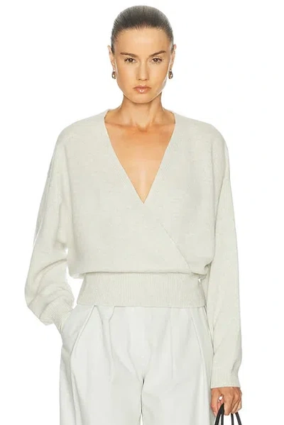 Sablyn Koda Wrap Sweater In Blizzard