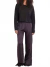 Sablyn Lance Cropped Pullover Sweater In Black In Black