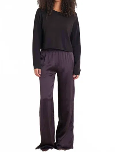 Sablyn Lance Cropped Pullover Sweater In Black