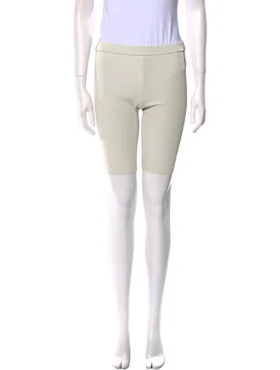 Pre-owned Sablyn Leather Knee-length Shorts In Neutral