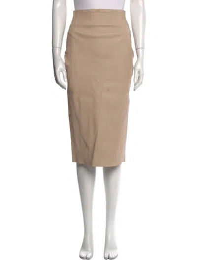Pre-owned Sablyn Leather Knee-length Skirt