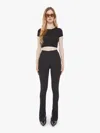 Sablyn Leo Long Leggings With Slit In Black