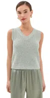 Sablyn Lili V Neck Tank Shell Multi In Multi