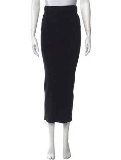 Pre-owned Sablyn Long Skirt In Black