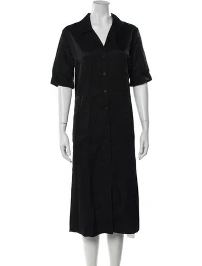 Pre-owned Sablyn Midi Length Dress In Black