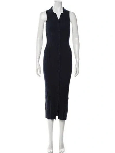 Pre-owned Sablyn Midi Length Dress In Blue
