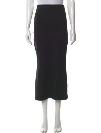 Pre-owned Sablyn Midi Length Skirt In Black