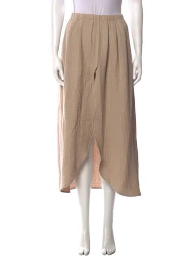 Pre-owned Sablyn Midi Length Skirt In Neutral