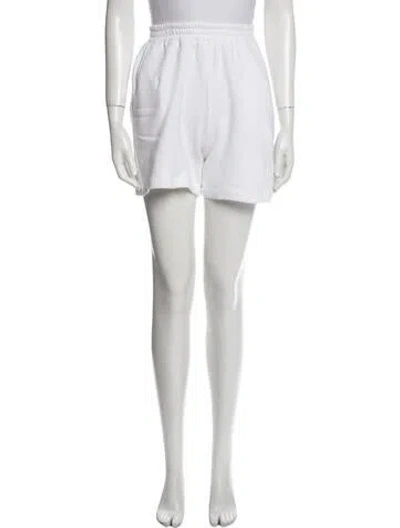 Pre-owned Sablyn Mini Shorts In White