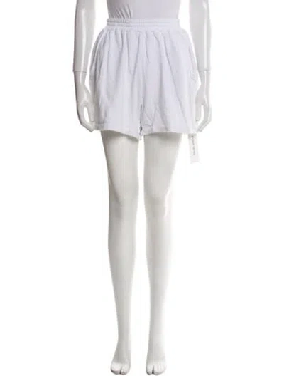 Pre-owned Sablyn Mini Shorts In White
