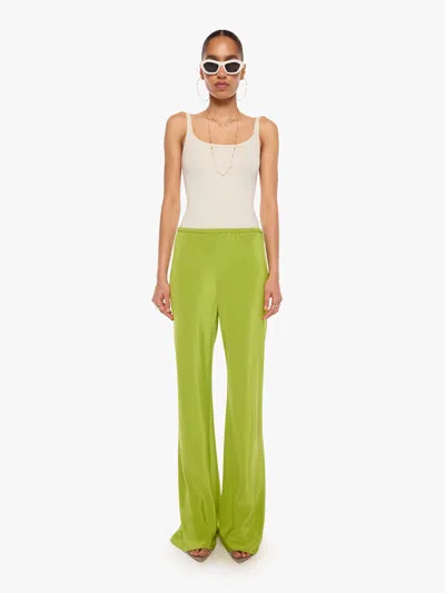 Sablyn Naomi Bias Cut Pull On Pants Chartruese In Brown