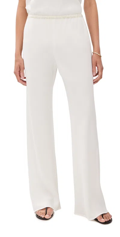 Sablyn Naomi Bias Cut Pull On Silk Pants White