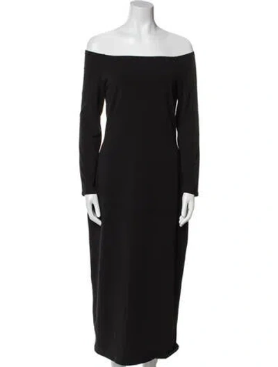 Pre-owned Sablyn Off-the-shoulder Long Dress In Blue