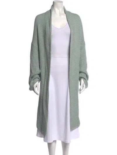 Pre-owned Sablyn Open Front Sweater In Purple
