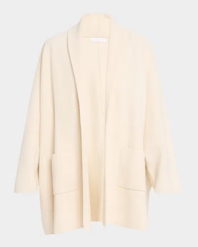 Sablyn Oversized Wool-cashmere Cardigan In Gardenia