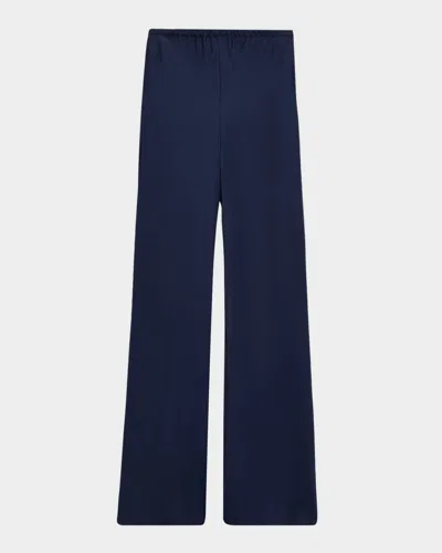 Sablyn Rio Bias-cut Satin Flare Pants