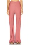 Sablyn Rio Flared Bias Cut Pant In Pink
