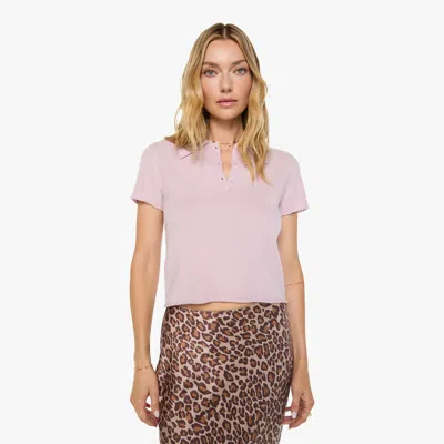 Sablyn Rita Shrunken Polo Soft Shirt In Pink