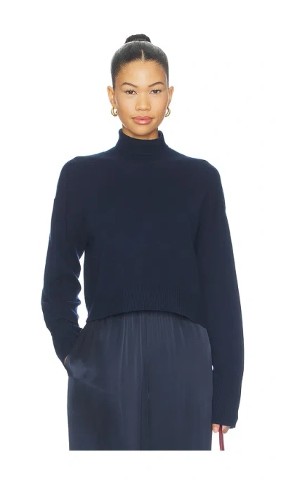 Sablyn Sable Turtleneck Sweater In Navy