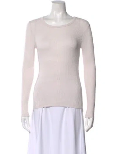 Pre-owned Sablyn Scoop Neck Sweater In Pink