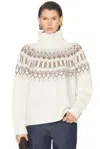 Sablyn Scottie Slouchy Mockneck Sweater In Multi