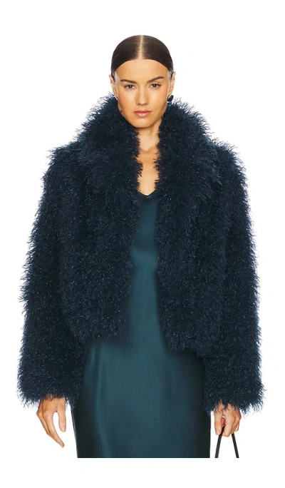 Sablyn Shae Faux Fur Coat In Compass