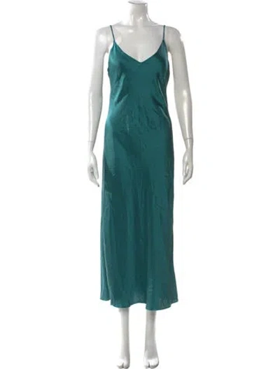 Pre-owned Sablyn Silk Long Dress In Multi