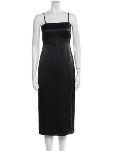 Pre-owned Sablyn Silk Midi Length Dress W/ Tags In Black