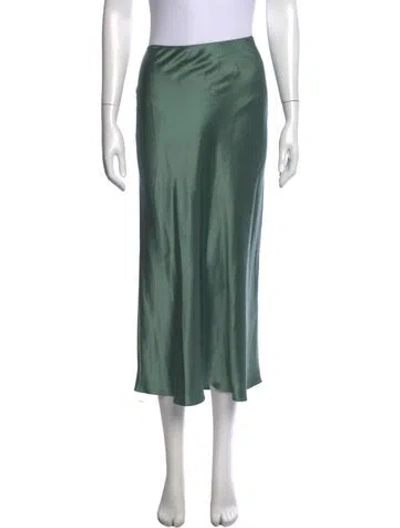 Pre-owned Sablyn Silk Midi Length Skirt